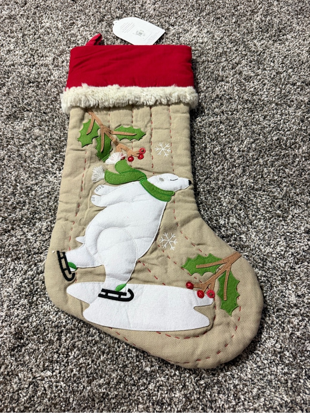 Pottery Barn kids Holiday Polar Bear Stocking